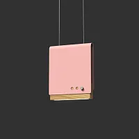 Светильник подвесной LED BOOK 2 H20*17 Pink 192831-26 ImperiumLoft розовый 1 лампа, основание розовое в стиле современный 