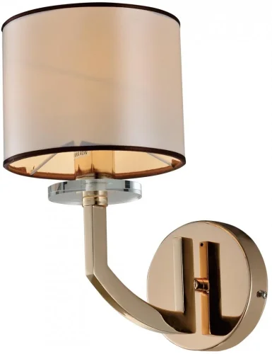Бра Saudy V2591-1W Moderli бежевый на 1 лампа, основание золотое в стиле современный 