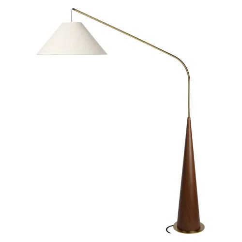 Торшер Бобби / Bobbie 10570F Brown LOFT IT изогнутый белый на 1 лампу, основание коричневое в стиле кантри винтаж Торшер Бобби / Bobbie 10570F Brown LOFT IT изогнутый белый на 1 лампу, основание коричневое в стиле кантри винтаж