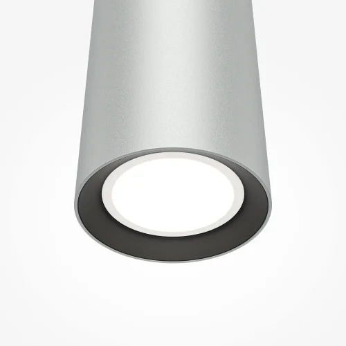 Светильник подвесной Pro Focus MOD161PL-01CM1 Maytoni серебряный 1 лампа, основание серебряное в стиле современный трубочки фото 4