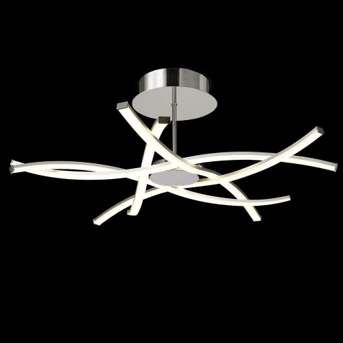 Люстра потолочная AIRE LED 5917 Mantra хром серебряная на 1 лампа, основание хром серебряное в стиле хай-тек  фото 2