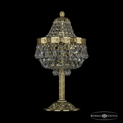 Настольная лампа 19271L6/H/20IV G Bohemia Ivele Crystal прозрачная 3 лампы, основание золотое металл в стиле классический sp