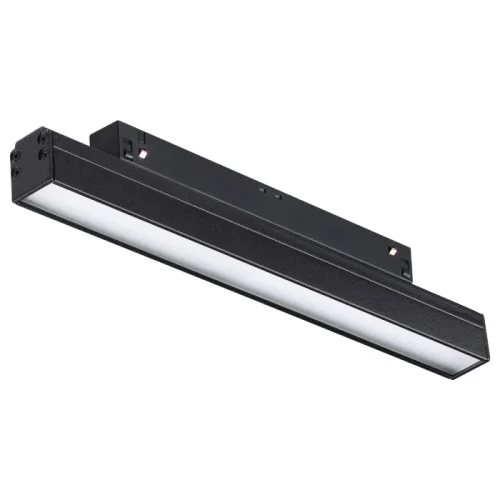 Трековый светильник для низковольтного шинопровода LED Flum 358410 Novotech чёрный для шинопроводов серии Flum чёрный