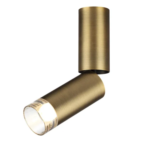 Светильник накладной LED Ligo 7134/8CL Odeon Light бронзовый на 1 лампу, основание бронзовое в стиле современный хай-тек трубочки фото 3
