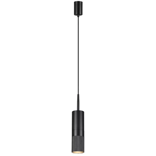 Светильник подвесной Bullet 4356/1B Odeon Light чёрный на 1 лампу, основание чёрное в стиле хай-тек трубочки Светильник подвесной Bullet 4356/1B Odeon Light чёрный на 1 лампу, основание чёрное в стиле хай-тек трубочки
