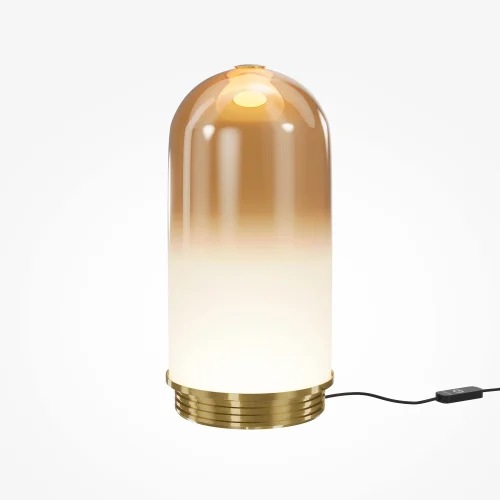 Настольная лампа LED MOD488TL-L8BS3K Fable Maytoni янтарная на 1 лампу, основание латунь металл в стиле современный фото 4