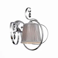 Бра AZZURRO SL177.101.01 Evoluce серебряный 1 лампа, основание хром в стиле современный 