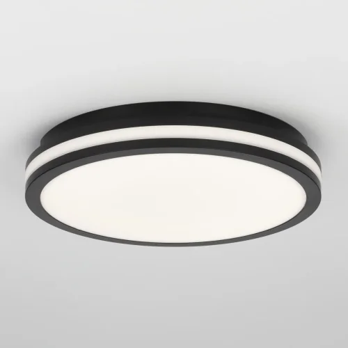 Светильник потолочный LED Luns CL711021V Citilux белый 1 лампа, основание чёрное в стиле современный круглый фото 4