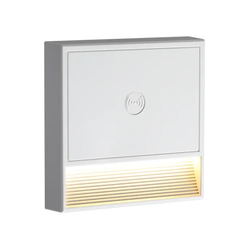 Светильник точечный LED Vespera 359709 Novotech белый на 1 лампу, основание белое в стиле минимализм хай-тек современный подсветка для лестниц и ступеней фото 3