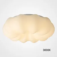 Светильник потолочный ODDLY E CH D45 3000К 223915-23 ImperiumLoft белый на 1 лампу, основание белое в стиле минимализм современный скандинавский 