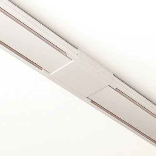 Коннектор питания прямой Magnetic track system Radity TRA084C-11W Maytoni белый в стиле хай-тек современный для светильников серии Magnetic track system Radity подвесной накладной radity радиусная магнитная магнитный фото 7