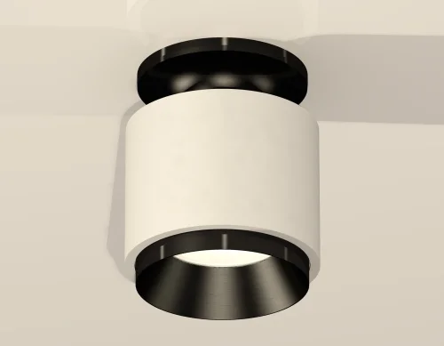 Светильник накладной Techno spot XS7510060 Ambrella light белый 1 лампа, основание чёрное в стиле хай-тек модерн круглый фото 2