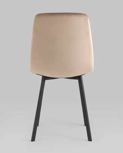 Стул Chilly, велюр мокка, сиденье УТ000039296 Stool Group, мокко/велюр, ножки/металл/чёрный, размеры - ***** фото 4