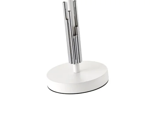 Настольная лампа Premium line 10156/T Escada белая 1 лампа, основание хром металл в стиле американский  фото 2