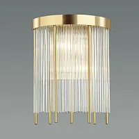 Бра York 4788/2W Odeon Light прозрачный 2 лампы, основание золотое в стиле классический 
