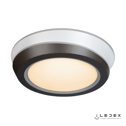 Люстра потолочная LED с пультом Summery B6312-118W/530*530 WH iLedex белая на 1 лампа, основание коричневое белое в стиле современный хай-тек с пультом фото 5