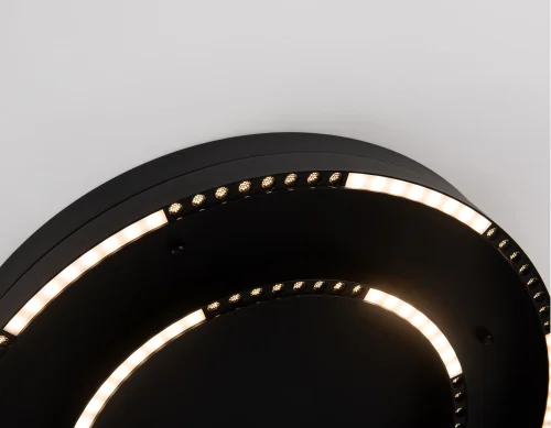 Светильник потолочный LED FL5822 Ambrella light чёрный 1 лампа, основание чёрное в стиле современный хай-тек  фото 6