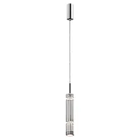 Светильник подвесной LED Ordo MOD272PL-L12CH3K1 Maytoni хром 1 лампа, основание хром в стиле современный трубочки