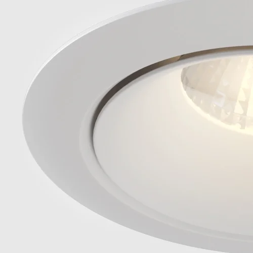Светильник точечный LED Zoom DL031-2-L12W Maytoni белый 1 лампа, основание белое в стиле современный  фото 4