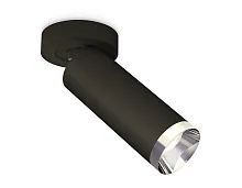 Светильник накладной XM6343202 Ambrella light чёрный 1 лампа, основание чёрное в стиле хай-тек круглый