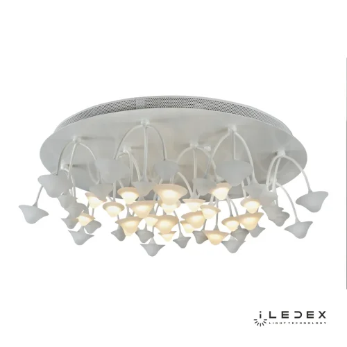 Люстра потолочная LED Darner C50068/16Y WH iLedex белая на 1 лампа, основание белое в стиле хай-тек современный  фото 3