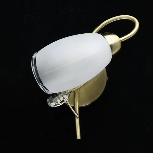 Бра Моника 372023901 MW-Light белый на 1 лампа, основание латунь в стиле классический  фото 3