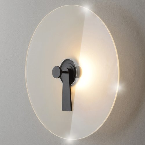 Бра ЛЕД CHIAROSCURO AP6W LED BLACK Crystal Lux белый на 1 лампу, основание чёрное в стиле современный 