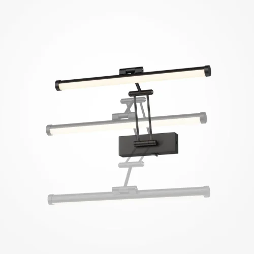 Подсветка для картин LED Luster MIR268WL-L3B3K Maytoni чёрная белая в стиле современный фото 4 Подсветка для картин LED Luster MIR268WL-L3B3K Maytoni чёрная белая в стиле современный фото 4