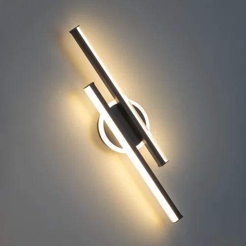 Бра с выключателем LED Trent CL203521 Citilux чёрный на 1 лампу, основание чёрное в стиле современный хай-тек минимализм фото 3