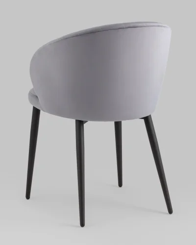 Стул Lastura велюр серый УТ000039135 Stool Group, /, ножки//, размеры - *770***530*570 фото 4