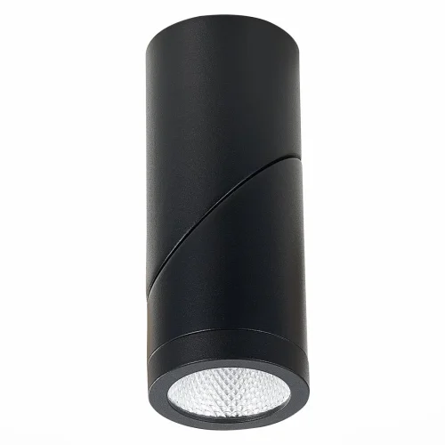 Светильник накладной LED St650 ST650.442.10 ST-Luce чёрный 1 лампа, основание чёрное в стиле хай-тек круглый фото 4