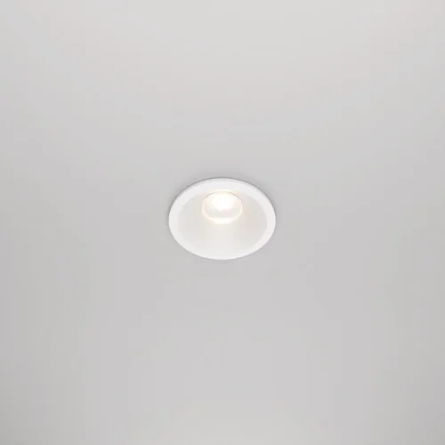 Светильник точечный LED Zoom DL034-01-06W3K-W Maytoni белый 1 лампа, основание белое в стиле современный  фото 4