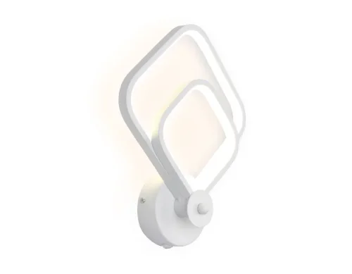 Бра LED Line Metallic FL420 Ambrella light белый на 1 лампу, основание белое в стиле хай-тек современный 