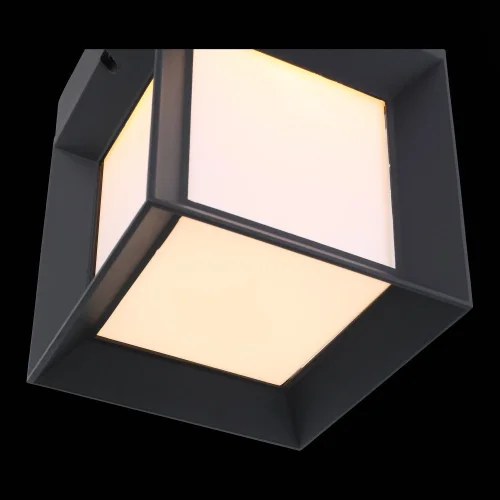 Настенный светильник LED Cubista SL077.401.01 ST-Luce уличный IP20 чёрный 1 лампа, плафон белый в стиле современный LED фото 3