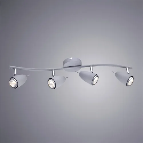 Спот с 3 лампами Regista A1966PL-4GY Arte Lamp серый GU10 в стиле современный  фото 2