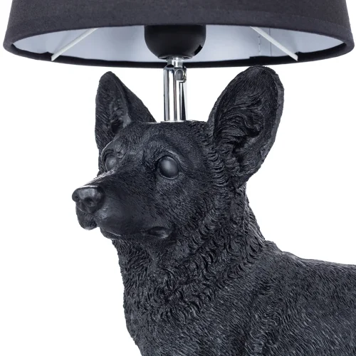 Настольная лампа Schedar A4008LT-1BK Arte Lamp чёрная 1 лампа, основание чёрное металл в стиле современный собака фото 4