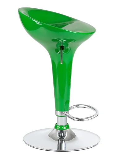 Стул барный 1004-LM BOMBA,  цвет сиденья зеленый металлик, цвет основания хром Dobrin, зелёный/, ножки/металл/хром, размеры - 660*880***430*360 фото 3