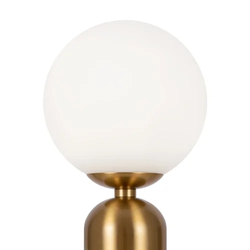 Настольная лампа Cherie FR5287TL-01BS Freya белая 1 лампа, основание латунь металл в стиле современный  фото 2