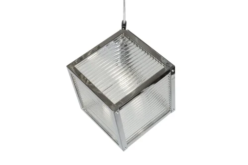 Светильник подвесной Square 8970-1A CR iLamp прозрачный 1 лампа, основание хром в стиле современный  фото 3