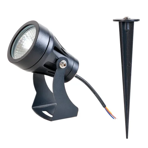 Прожектор LED Elsie A4710IN-1BK Arte Lamp уличный IP65 чёрный на 1 лампу, плафон чёрный в стиле хай-тек современный LED