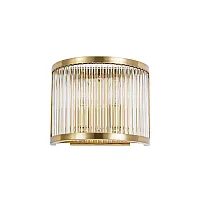 Бра Anetta A1065AP-2PB Arte Lamp прозрачный на 2 лампы, основание медь в стиле современный 