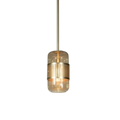 Светильник подвесной Hudson 10097P LOFT IT янтарный 1 лампа, основание золотое в стиле современный  фото 2