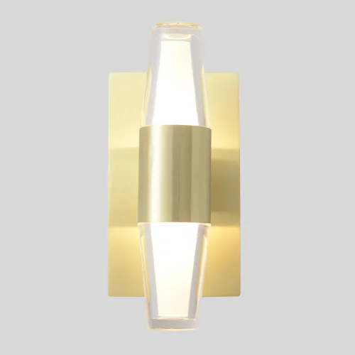 Бра LED DOROTEA AP1 GOLD Crystal Lux белый на 1 лампу, основание золотое в стиле современный фото 2