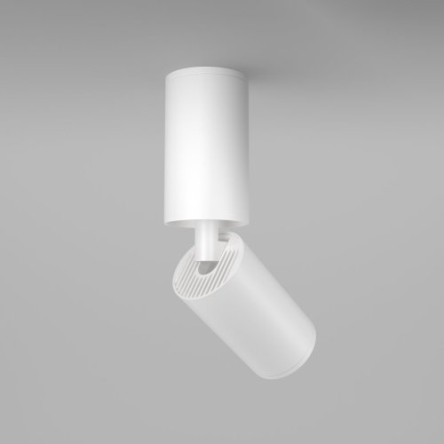 Светильник накладной Focus S C051CL-01W Maytoni белый 1 лампа, основание белое в стиле современный хай-тек круглый фото 6