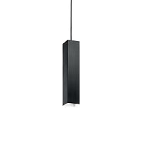 Светильник подвесной SKY SP1 NERO Ideal Lux чёрный 1 лампа, основание чёрное в стиле современный трубочки
