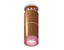 Светильник накладной Techno spot XS6304211 Ambrella light коричневый 1 лампа, основание коричневое в стиле модерн круглый