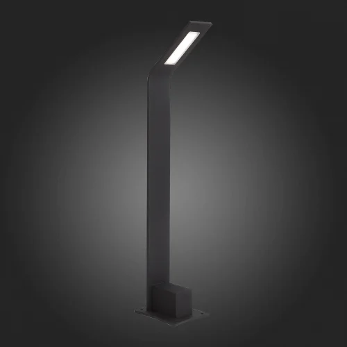 Парковый светильник LED Ansa SL094.405.01 St-Luce уличный IP65 чёрный 1 лампа, плафон чёрный белый в стиле современный LED фото 2