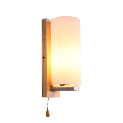 Настенный светильник (Бра) LUCIA 155038-60 ImperiumLoft белый на 1 лампа, основание бежевое коричневое в стиле современный 
