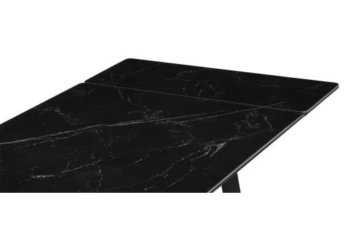 Керамический стол Джек 140(200)х80 черный мрамор shakespeare black / черный 612900 Woodville столешница чёрная из керамика фото 9 Керамический стол Джек 140(200)х80 черный мрамор shakespeare black / черный 612900 Woodville столешница чёрная из керамика фото 9