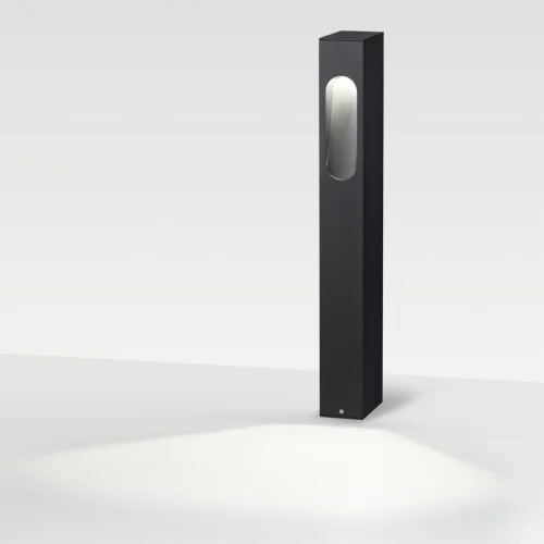 Парковый светильник LED Gala 6658/10GL Odeon Light уличный IP65 чёрный на 1 лампу, плафон чёрный в стиле хай-тек LED фото 2